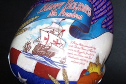 A Presidential turkey packaged with Sealed Air's Cryovac vacuum L-bag.