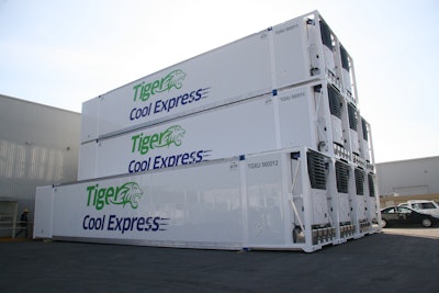 The growth of chilled food has fueled demand for Tiger Gool Express's intermodal transport service.