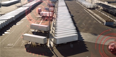 The power of the smart phone should not be underestimated. Using the phone's GPS, yard managers can locate a truck and send mobile notifications to the driver with instructions.