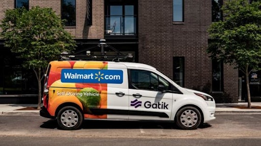 Walmart Gatik Self Driving Car