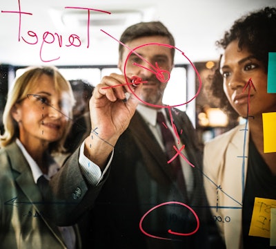 Adult Analyzing Brainstorming 1483907