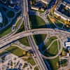 Stock Aeriel View Of Roads
