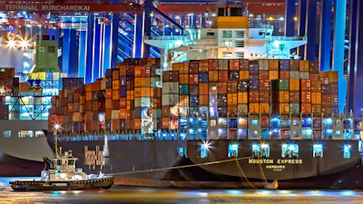 Stock Cargo Ship