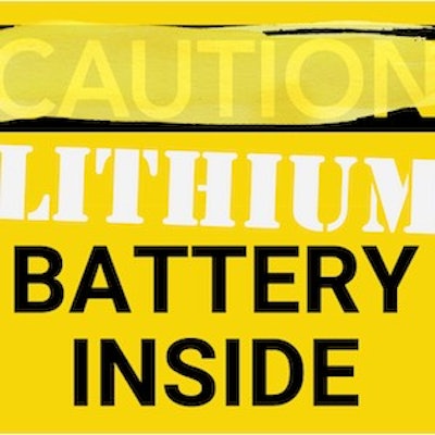 One Charge Lithium Battery Warning