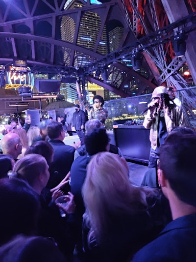 Ludacris on stage at the Paris Hotel in Las Vegas.