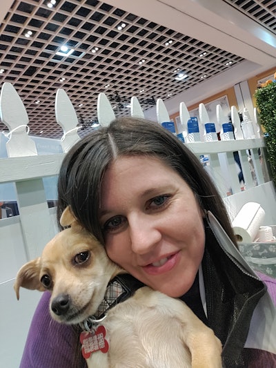 Visiting the Puppy Lounge.