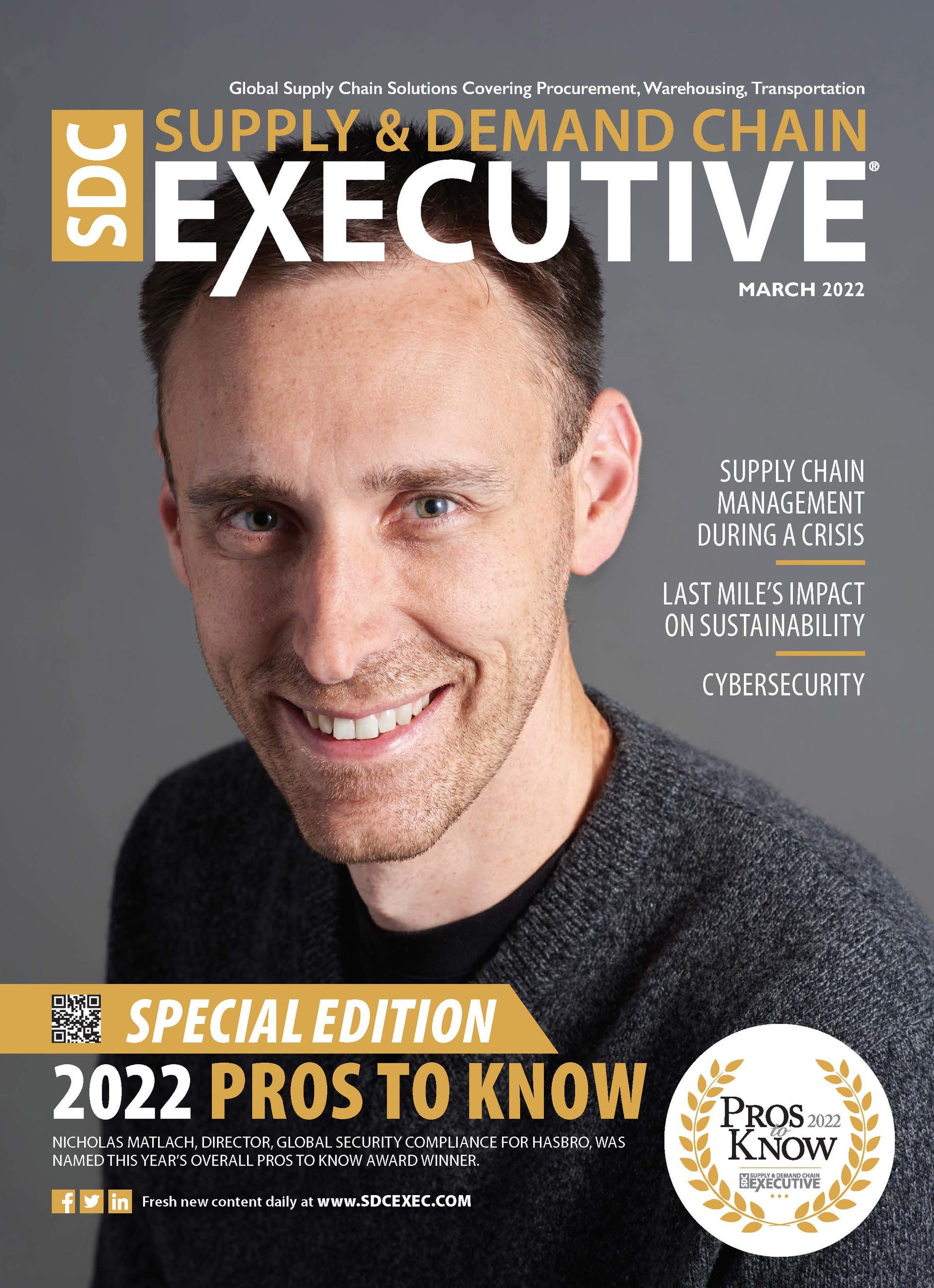 [Pros to Know Overall Winner](https://www.sdcexec.com/safety-security/risk-compliance/article/22044110/hasbro-2022-pros-to-know-from-attorney-to-security-compliance-specialist-hasbros-nicholas-matlach-applies-knowledge-knowhow-to-supply-chain-space) image