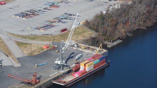 Port Of Virginia Barge