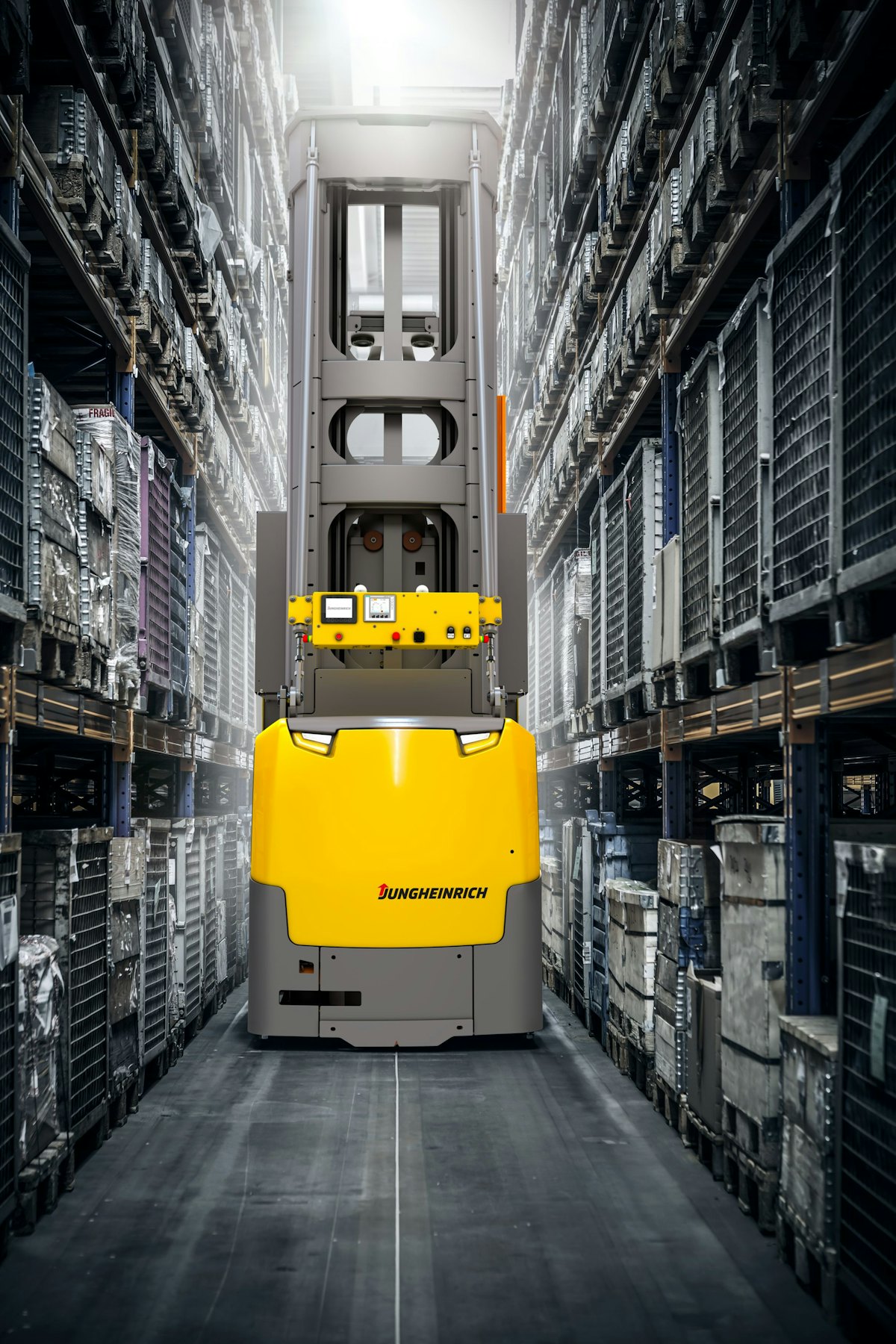 Automated Guided Vehicle High-Rack Stacker | Supply & Demand Chain ...