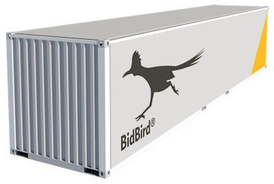 Bid Bird Skinned Container Logo