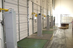 California-based Megatrux Inc. has equipped five of its dock doors with Motorola RFID readers, which scan the pallet tags as shipments are loaded onto the trucks at its Rancho Cucamonga facility.