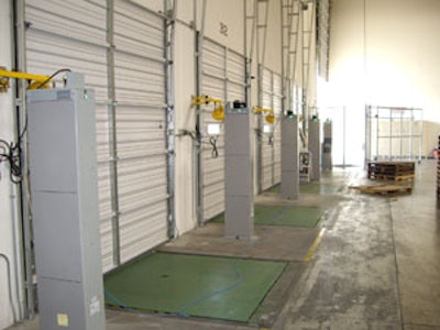 California-based Megatrux Inc. has equipped five of its dock doors with Motorola RFID readers, which scan the pallet tags as shipments are loaded onto the trucks at its Rancho Cucamonga facility.