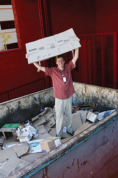 Kai Albelkis, Environmental Coordinator at Boulder Community Hospital.