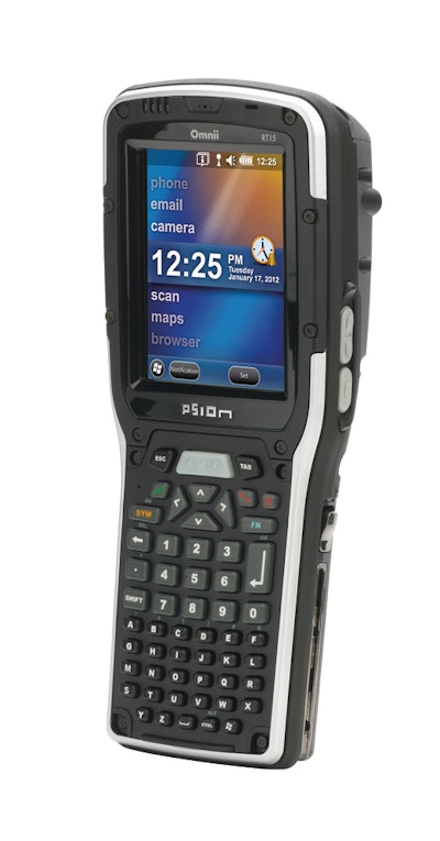 Designed for mobile workers in the field, Psion’s Omnii RT15 is certified for IP65 with a drop rating of 1.8 meters.