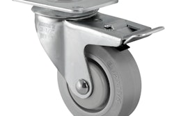 Colson's Total Lock Brake is now available on all of its Encore Dolly line swivel casters.