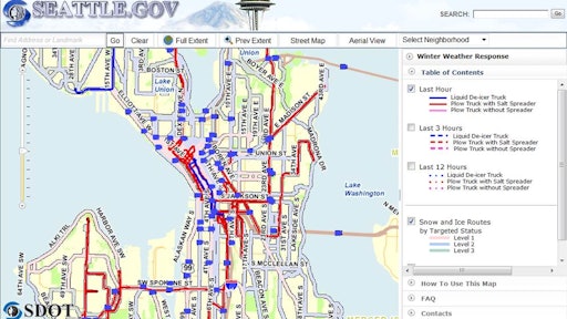 Together with Esri’s geographic information system (GIS), Zonar Systems’ fleet data tool tracks longitude, latitude, odometer, speed and fuel and vehicle diagnostics.