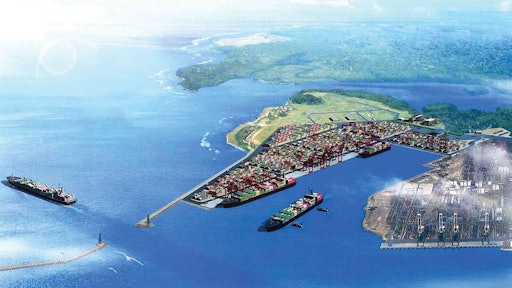 New container terminal to be built at the Atlantic entrance of the Panama Canal in conjunction with expansion project set for completion in 2014.