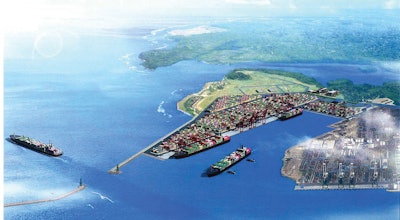 New container terminal to be built at the Atlantic entrance of the Panama Canal in conjunction with expansion project set for completion in 2014.