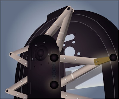 Sapient Automation's Avenger Vertical Carousel’s self-lubricating wheel extends its operational life in storage and retrieval applications.