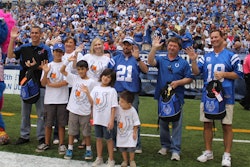 Cargo Services Inc. signs on as campaign sponsor for Indiana Books for Youth campaign and kicks off season with Indianapolis Colts today at HAYNES International.