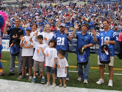 Cargo Services Inc. signs on as campaign sponsor for Indiana Books for Youth campaign and kicks off season with Indianapolis Colts today at HAYNES International.