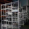 Hannibal Industries’ Metalsistem Mezzanine features both the UNIRACK and Super 1-2-3 shelving products.