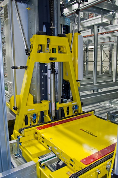 Gerolsteiner Brunnen utilizes SSI Schaefer Lift & Run for fully automated channel warehouse management.