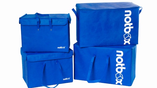 Notbox’s provide a strong, recyclable and multi-use transportation and storage box alternative to traditional cardboard boxes.