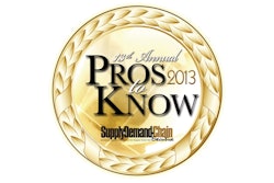 Supply & Demand Chain Executive announces 2013 'Pros to Know' awards program honorees.