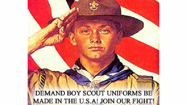 Demand Boy Scout uniforms be made in the USA (PRNewsFoto/Demand American Foundation)