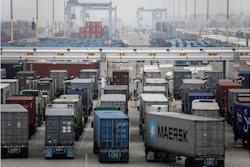 FILE - The ports of Los Angeles (pictured) and Long Beach, which form the largest port complex in the Western Hemisphere, reported a 37 percent jump in container imports from a year earlier, when both ports slowed to a crawl amid protracted labor negotiations. (AP Photo/Nick Ut, File)
