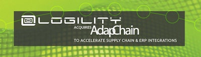 The announcement builds on years of collaboration between AdapChain and Logility to develop an application with ERP templates that redefine and simplify supply chain integrations for companies around the world.