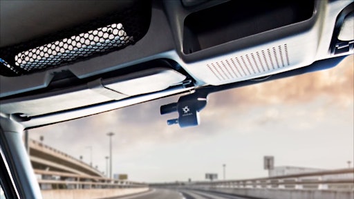 Omnitracs Critical Event Video (CEV) is a fully integrated in-cab video solution. CEV is a tool used by fleets to improve driver training and mitigate the liability risks associated with accidents and other critical events, such as hard braking, hard stops, loss of stability control and improper following distance.