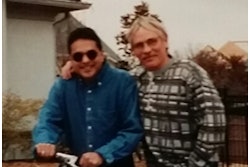 B.I.G. Logistics CEO Vinod Baliga and friend Bruce Ira Galbraith in 1997