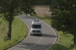 The Vision Van’s rooftop serves as a launch and landing pad for Matternet’s new Matternet M2 drones.
