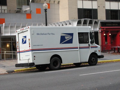 USPS Delivery Truck in Washington DC 592da5df7113a