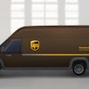 Artistic rendering of plug-in electric delivery truck