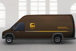 Artistic rendering of plug-in electric delivery truck