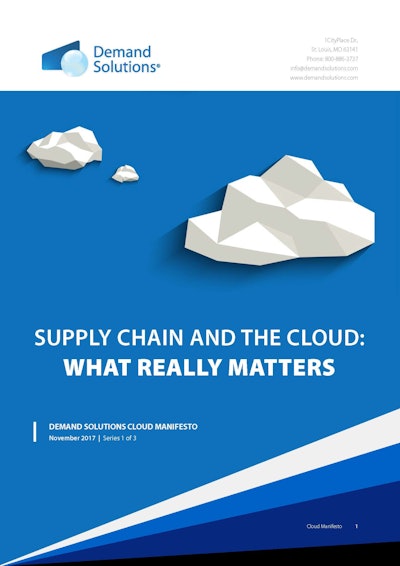 Supply Chain And The Cloud 2017 Page 01