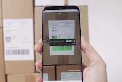 Mobile Device Scans Barcode