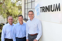 From left: Trinium Technologies’ Dennis Lane, Barry Assadi and Michael Thomas.