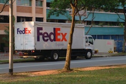 Fed Ex Truck Singapore