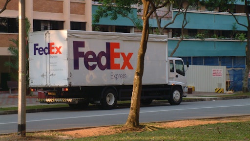 Fed Ex Truck Singapore