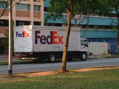Fed Ex Truck Singapore