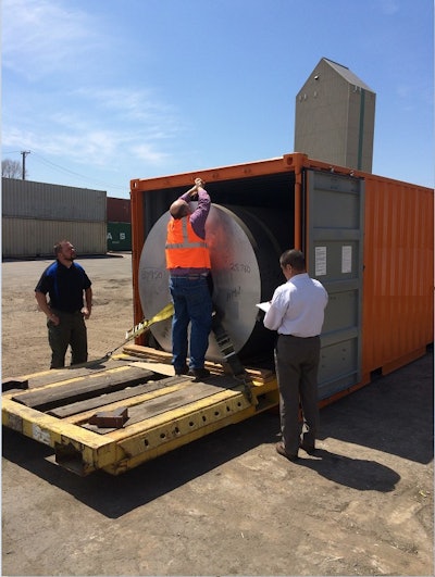 The Odyssey Load and Roll Pallet (LRP) permits safe, reliable and damage-free transportation of goods in closed ocean containers. Those containers are moved by consistent and regularly scheduled stack trains, offering unparalleled transit times in the intermodal marketplace