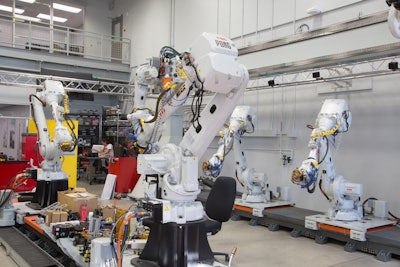 Multi-Robotics Additive Manufacturing (MRAM)–or the factory of the future–makes it possible to explore and optimize how robots can be used in your warehouse setting.