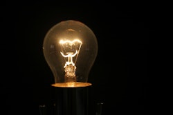 Light Bulb In Grandfather's Lamp