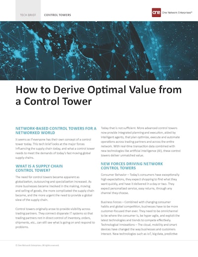 Control Tower Tech Brief Page 1
