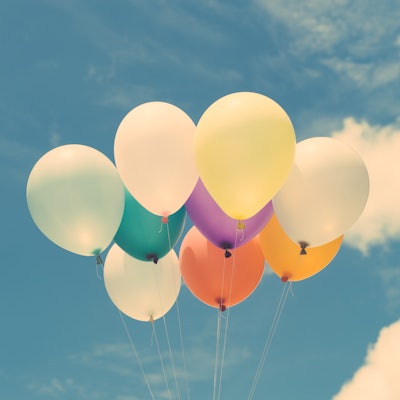 Balloons Calm Clouds 574282