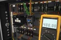 Simutech Multimedia’s screenshot of the new Troubleshooting Industrial Sensors training tool in 3D, focusing on teaching industrial PLC analog inputs, PLCs and associated devices.